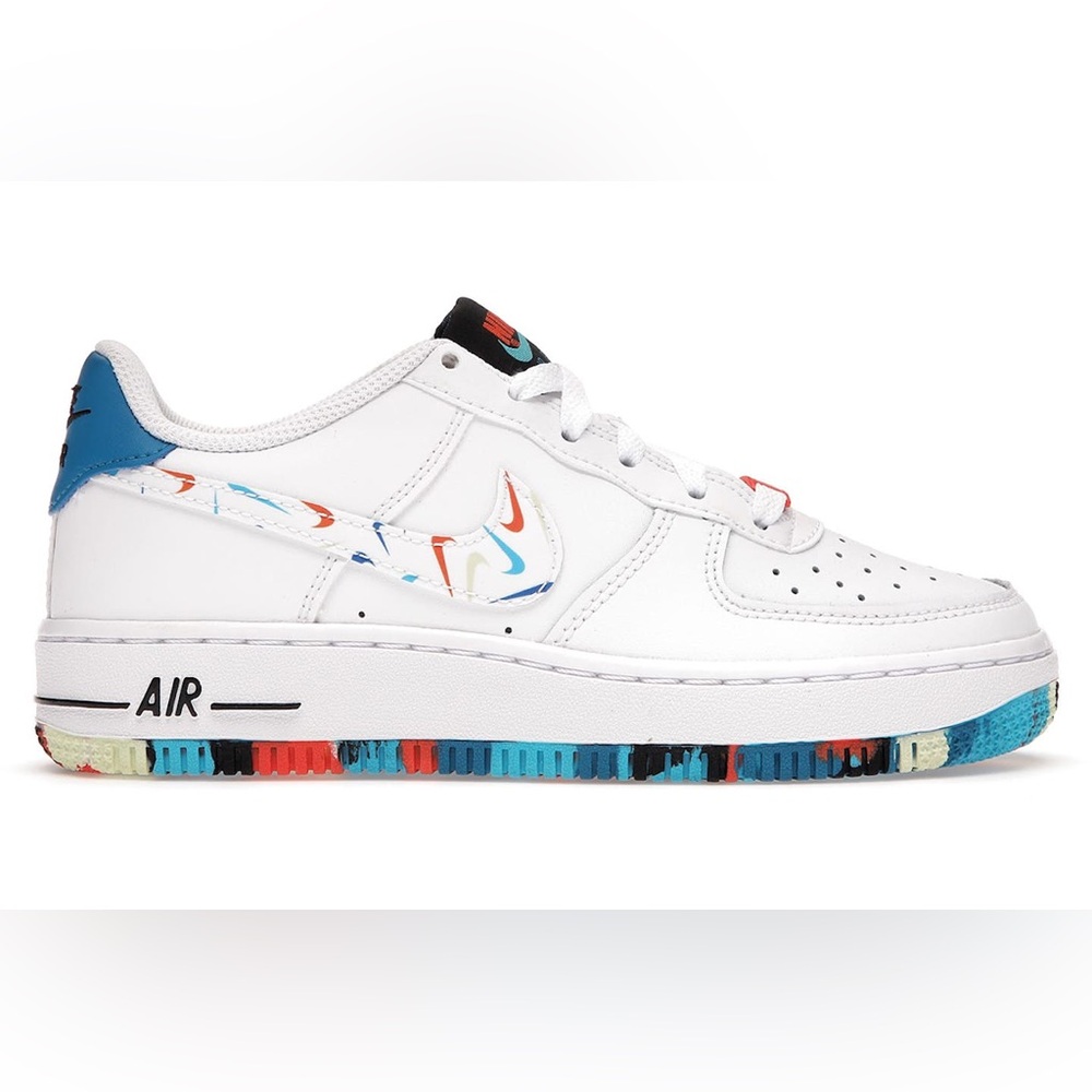 Nike Air Force 1 White Multicolor Sneakers